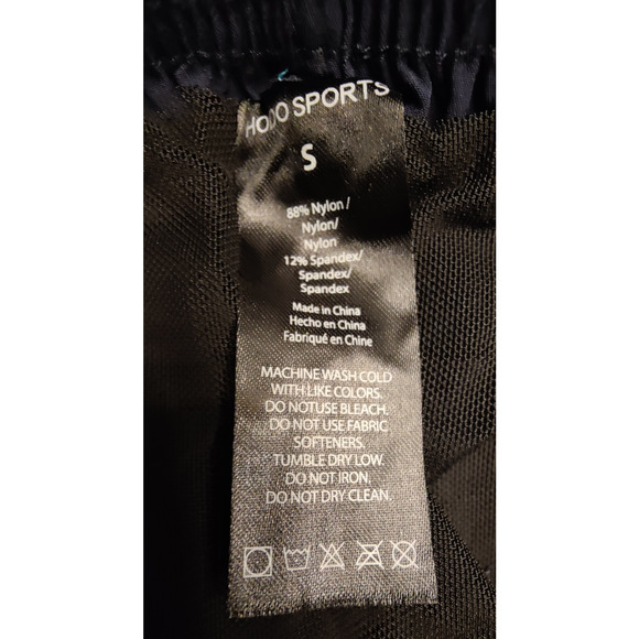 Hodo Men's  Navy Swim Trunks w Orange Drawstring NWT Sz S - Picture 8 of 8